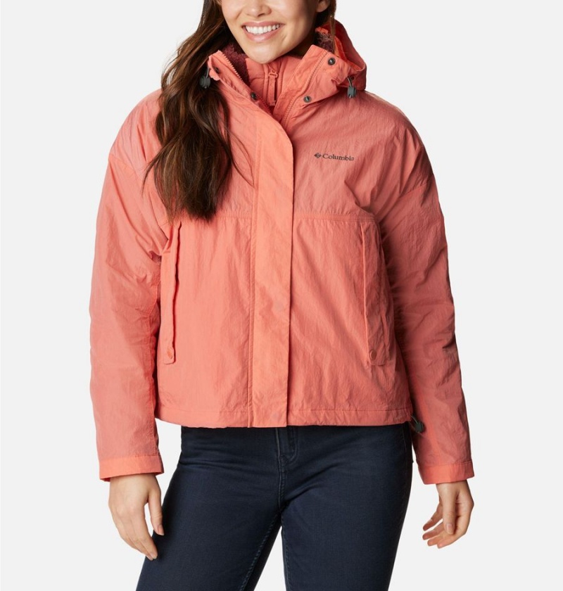 Coral Women\'s Columbia Laurelwoods II Interchange 3 In 1 Jackets | ARUHE-8167