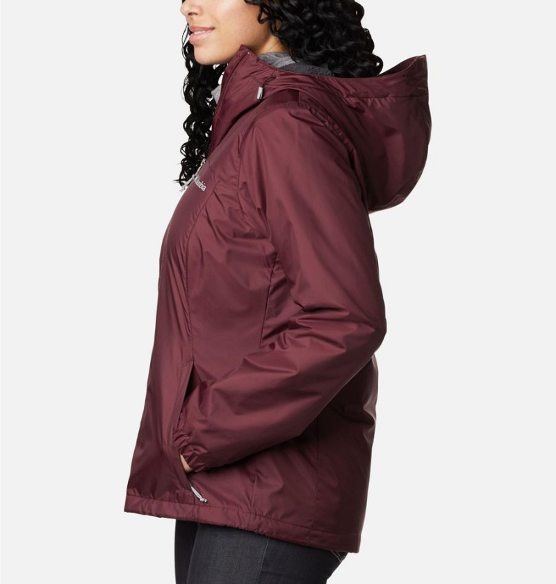 Coral Women's Columbia Switchback Sherpa Lined Rain Jacket | OFWVK-0853