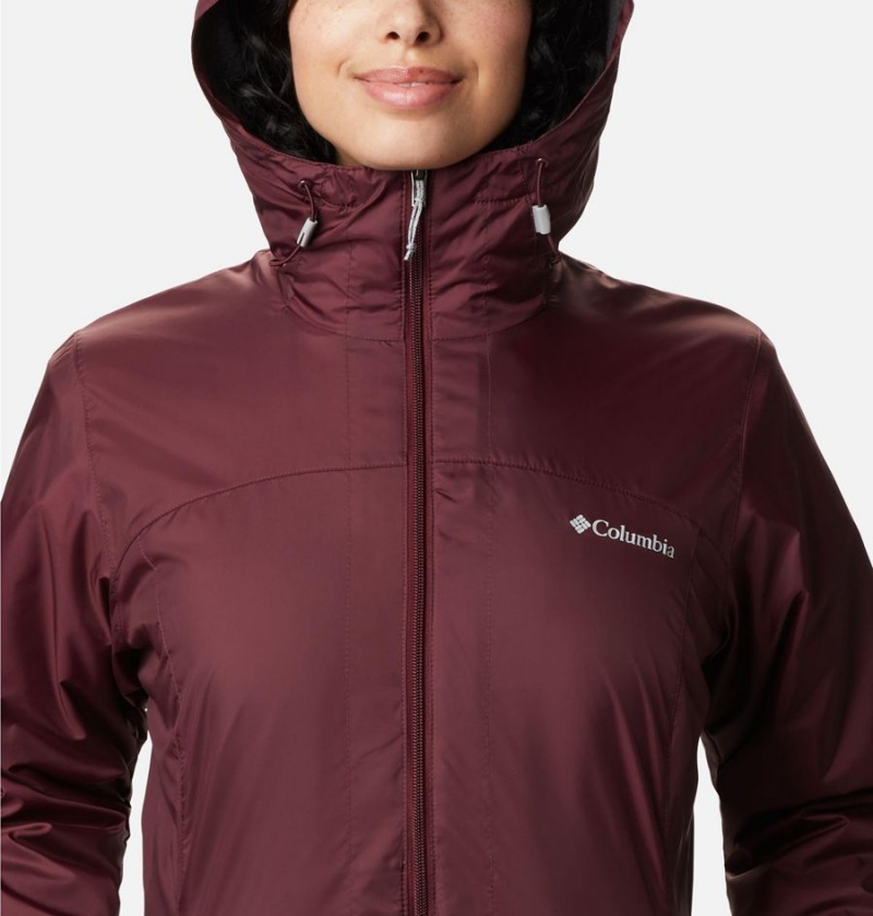 Coral Women's Columbia Switchback Sherpa Lined Rain Jacket | OFWVK-0853