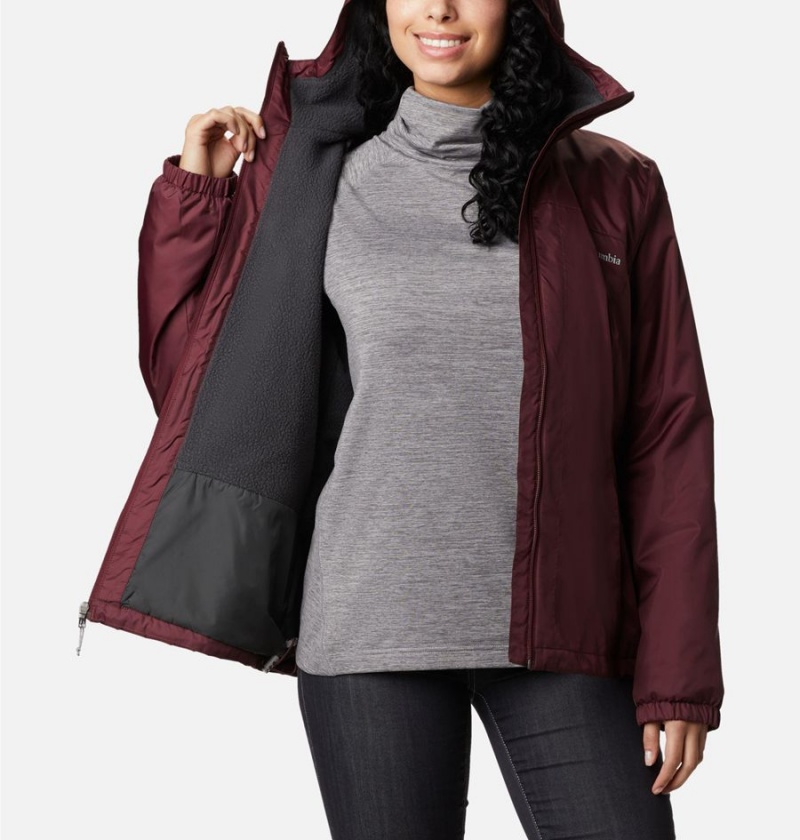 Coral Women's Columbia Switchback Sherpa Lined Rain Jacket | OFWVK-0853