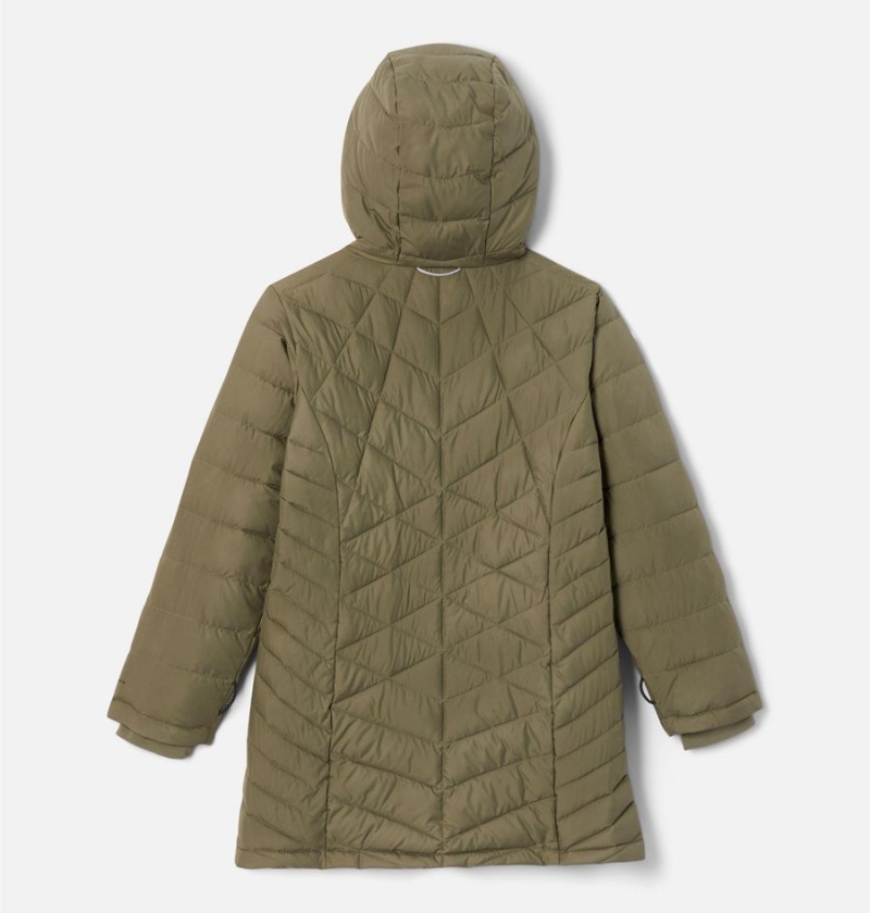 Green Kids' Columbia Heavenly Long Jacket | ELUZD-3405