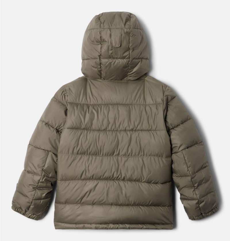 Green Kids' Columbia Pike Lake II Hooded Jacket | VCRZF-2091