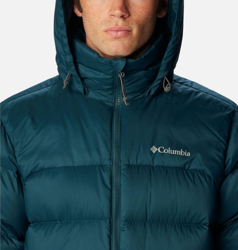 Green Men's Columbia Bulo Point II Omni Heat Infinity Insulated Puffer Jacket | WVDZC-8952