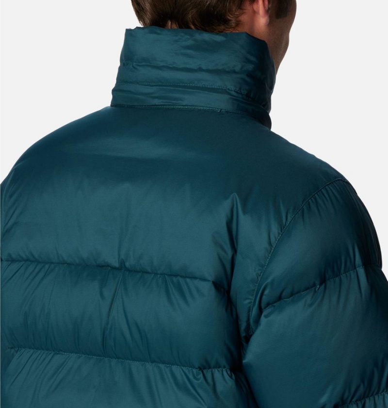 Green Men's Columbia Bulo Point II Omni Heat Infinity Insulated Puffer Jacket | WVDZC-8952