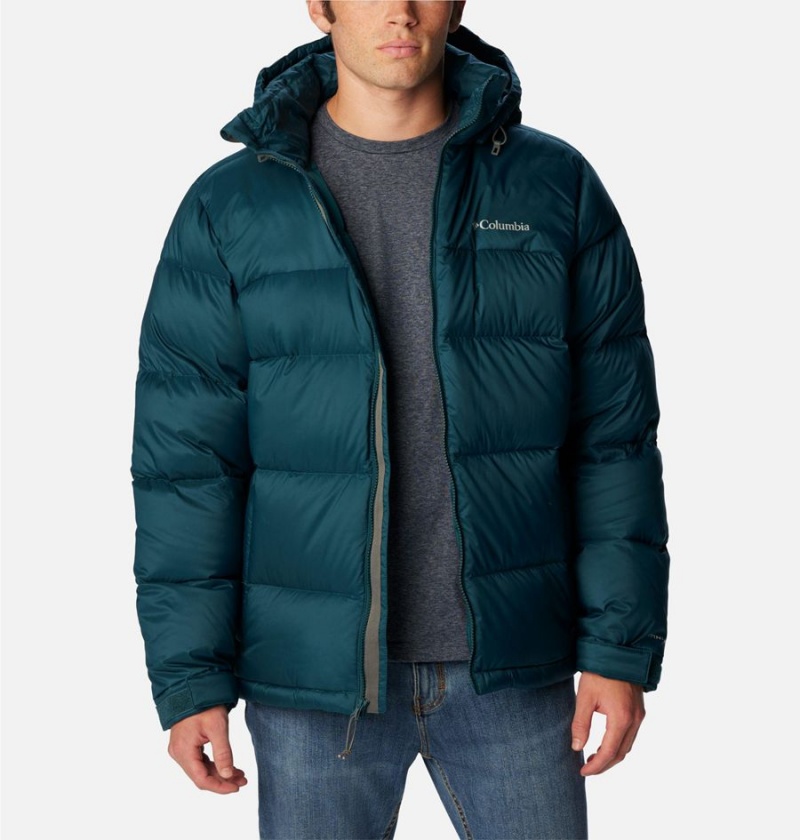 Green Men's Columbia Bulo Point II Omni Heat Infinity Insulated Puffer Jacket | WVDZC-8952