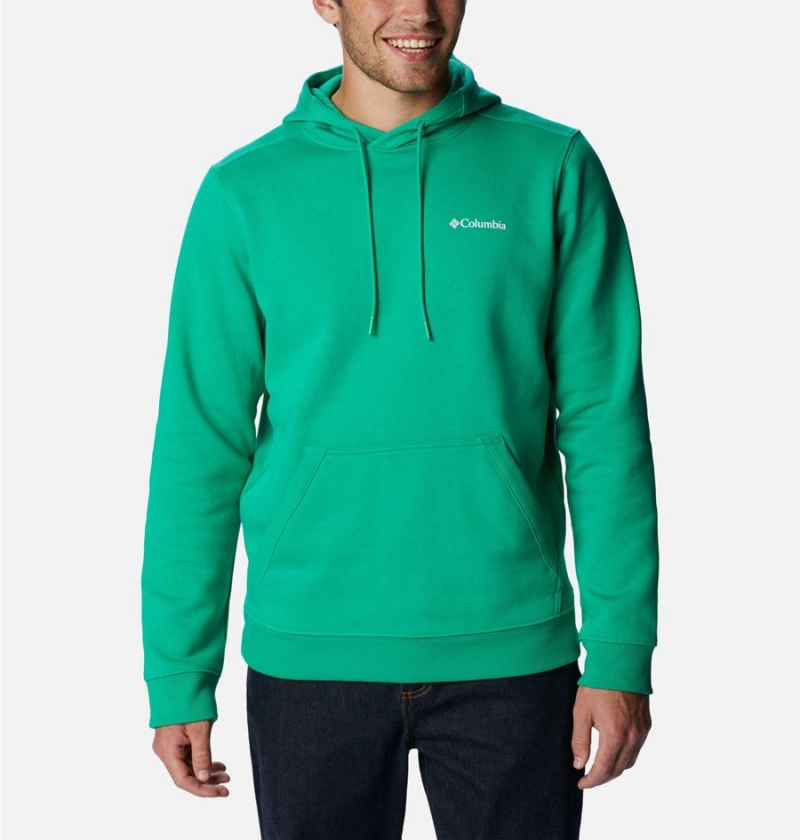 Green Men\'s Columbia CSC Basic Logo II Hoodie | NDKSO-5639