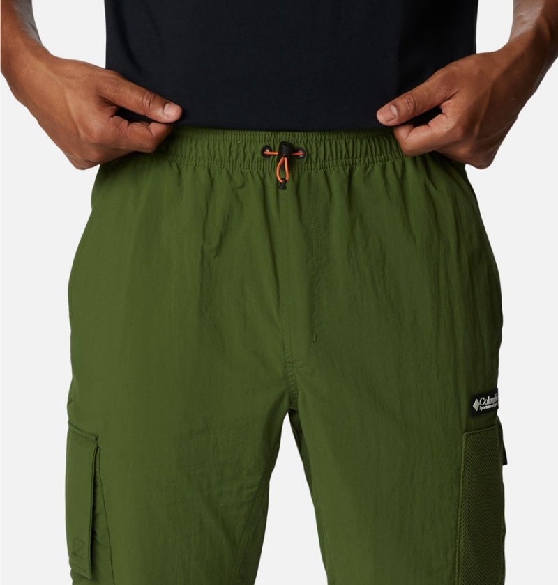 Green Men's Columbia Deschutes Valley Pants | HSFEQ-9580