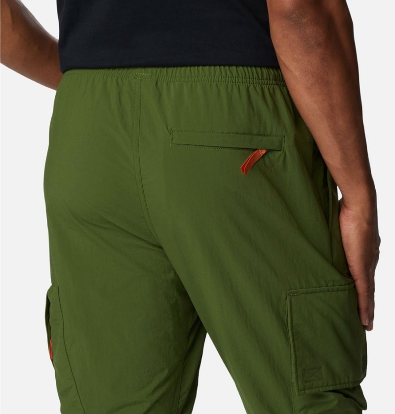 Green Men's Columbia Deschutes Valley Pants | HSFEQ-9580