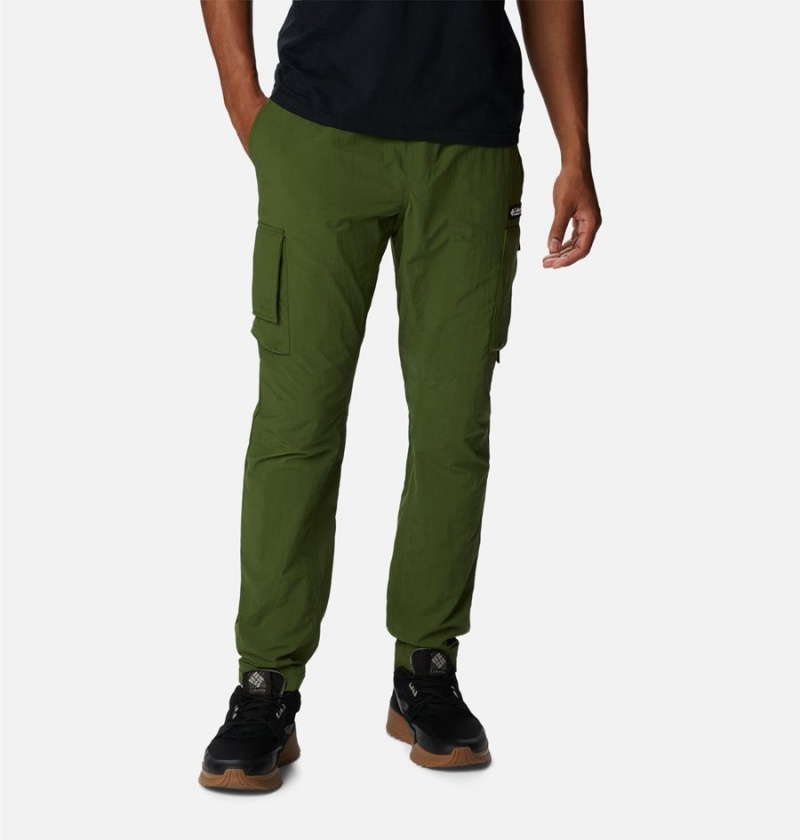 Green Men's Columbia Deschutes Valley Pants | HSFEQ-9580