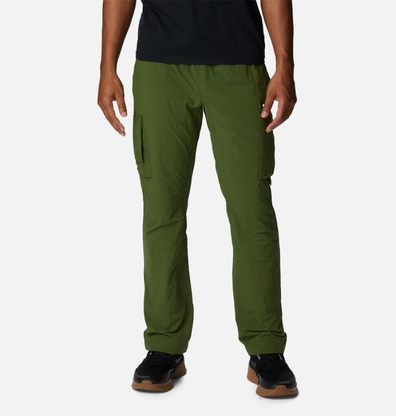 Green Men\'s Columbia Deschutes Valley Pants | HSFEQ-9580