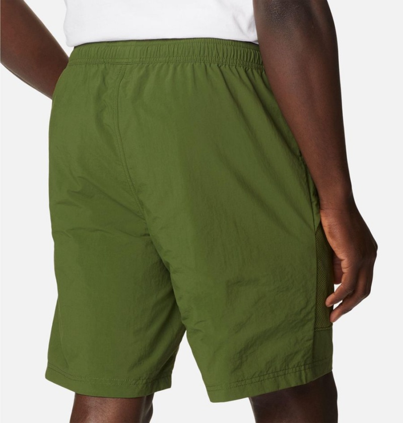 Green Men's Columbia Deschutes Valley Reversible Shorts | BKTVX-5384