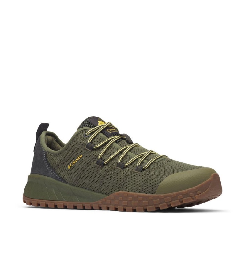 Green Men's Columbia Fairbanks Low Sneakers | EZYQD-3947