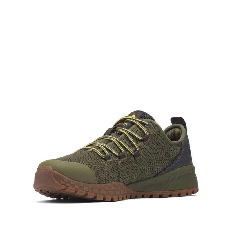 Green Men's Columbia Fairbanks Low Sneakers | EZYQD-3947