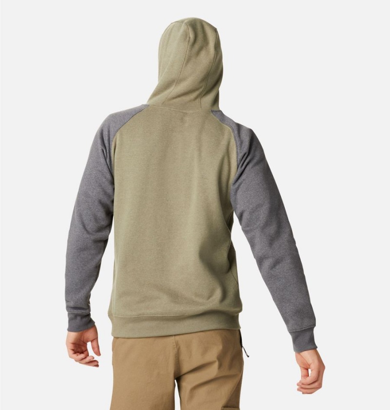 Green Men's Columbia Hart Mountain II Hoodie | UWCGP-8341