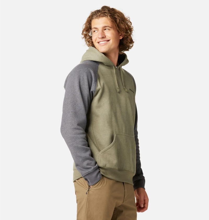 Green Men's Columbia Hart Mountain II Hoodie | UWCGP-8341