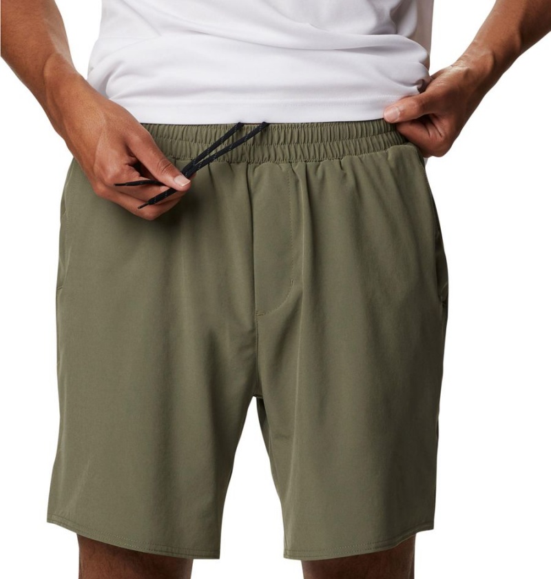 Green Men's Columbia Hike Shorts | WYINT-8734