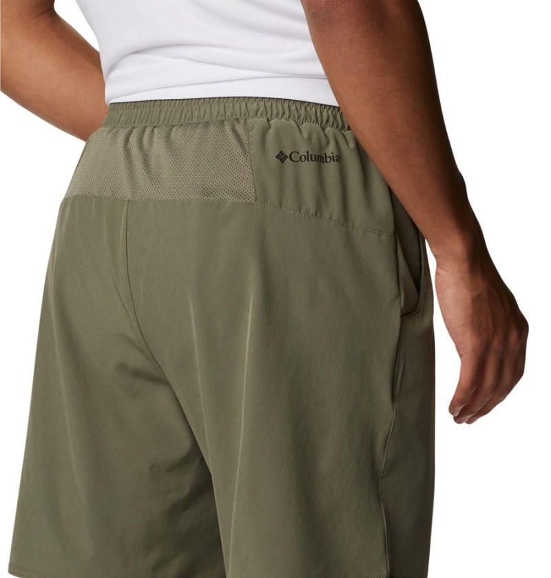 Green Men's Columbia Hike Shorts | WYINT-8734