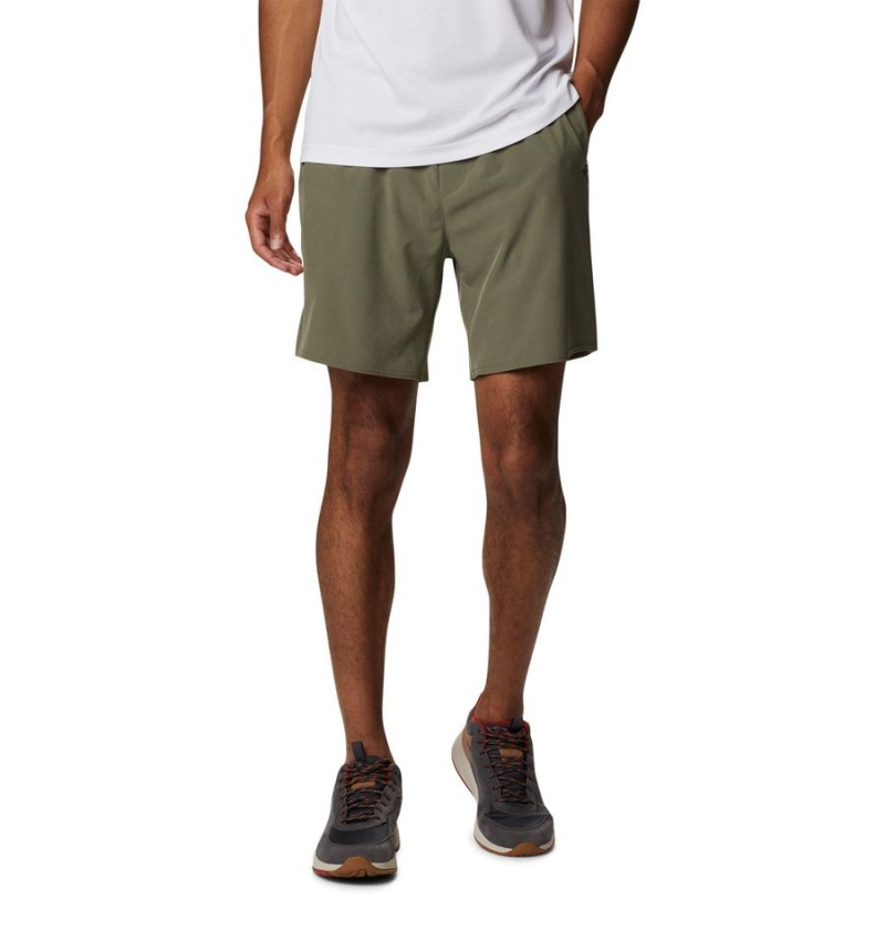 Green Men\'s Columbia Hike Shorts | WYINT-8734