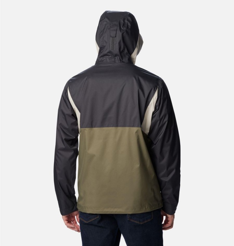 Green Men's Columbia Inner Limits II Rain Jacket | DXSRN-6837