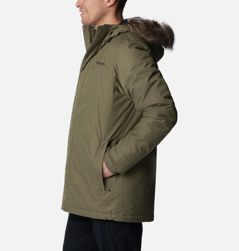 Green Men's Columbia Leif Trail Coats | VNIGR-7830