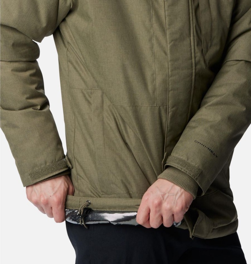 Green Men's Columbia Leif Trail Coats | VNIGR-7830