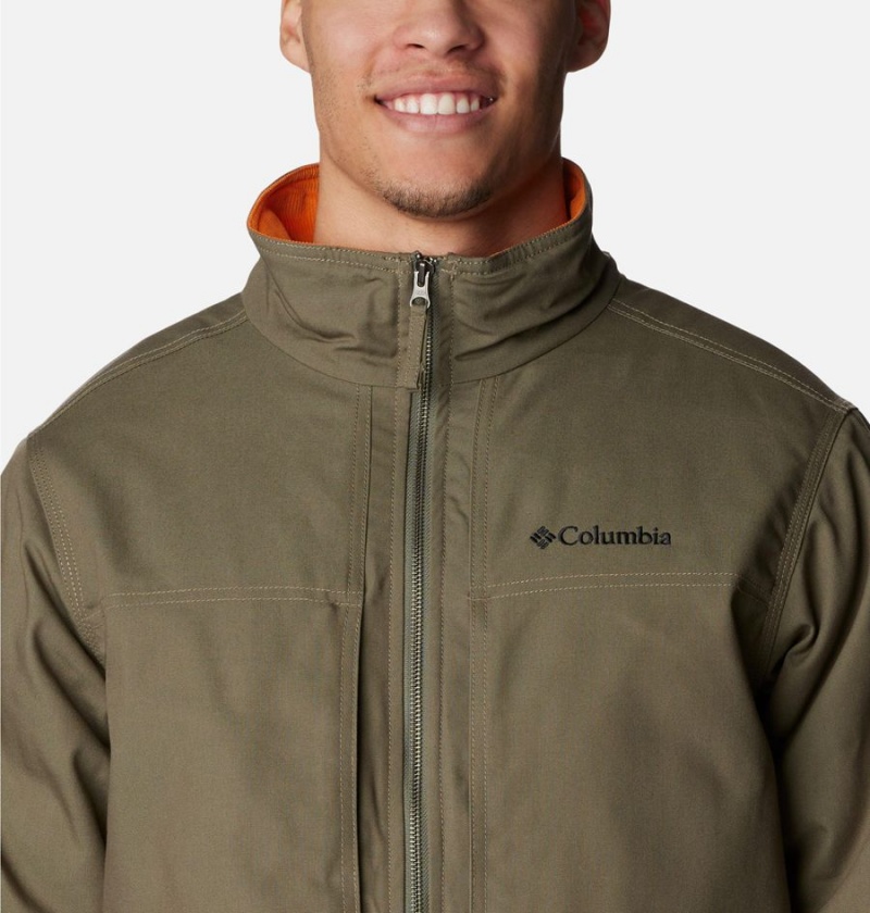 Green Men's Columbia Loma Vista II Insulated Puffer Jacket | EWBHQ-7829