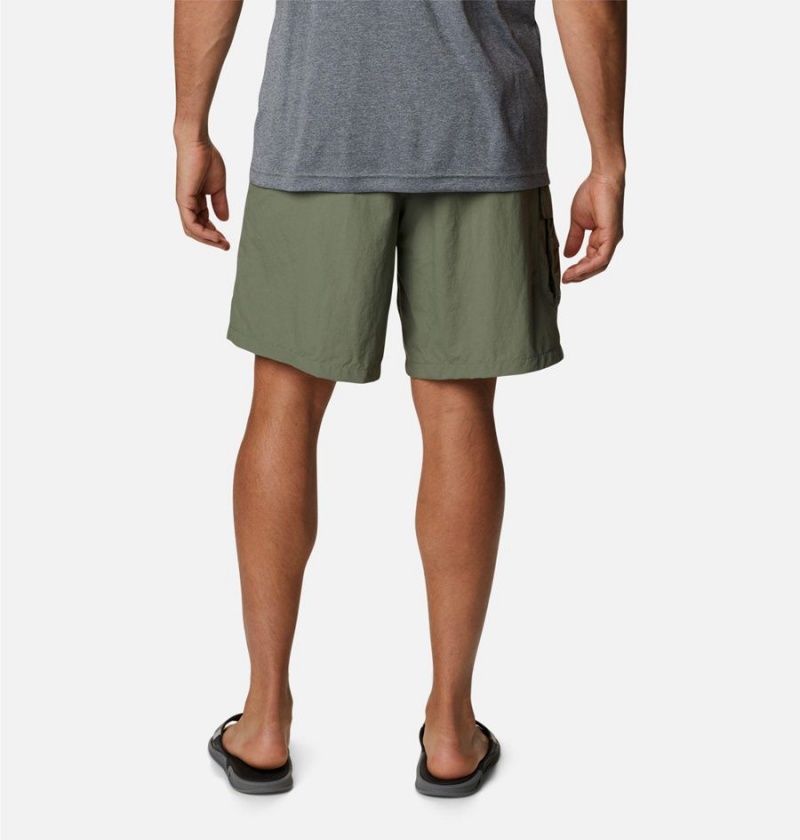 Green Men's Columbia PFG Bahama Shorts | EGVJD-3198