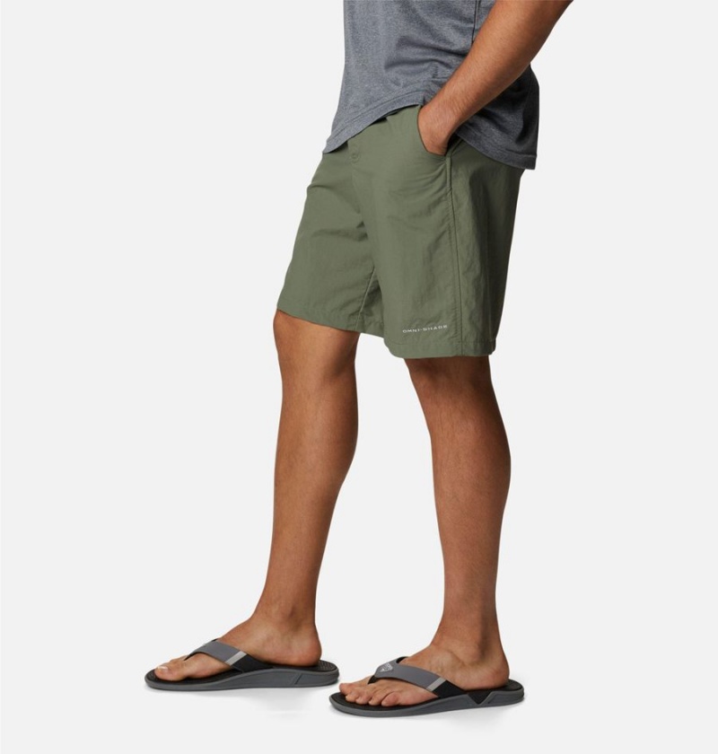 Green Men's Columbia PFG Bahama Shorts | EGVJD-3198