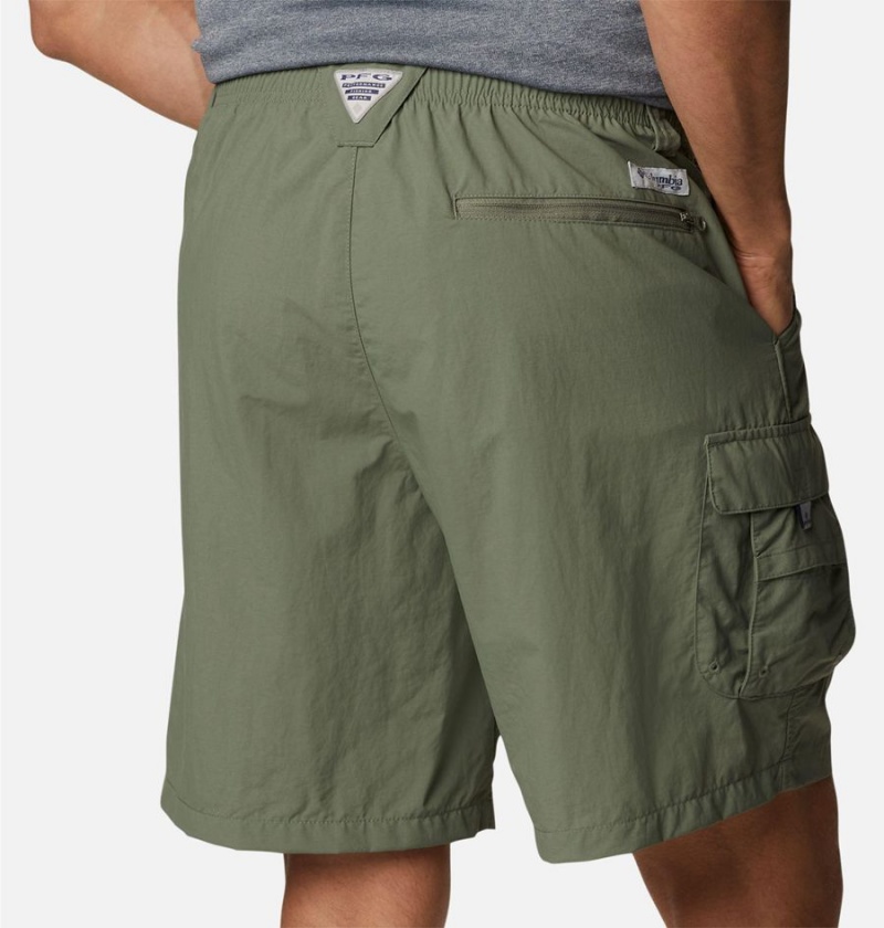 Green Men's Columbia PFG Bahama Shorts | EGVJD-3198