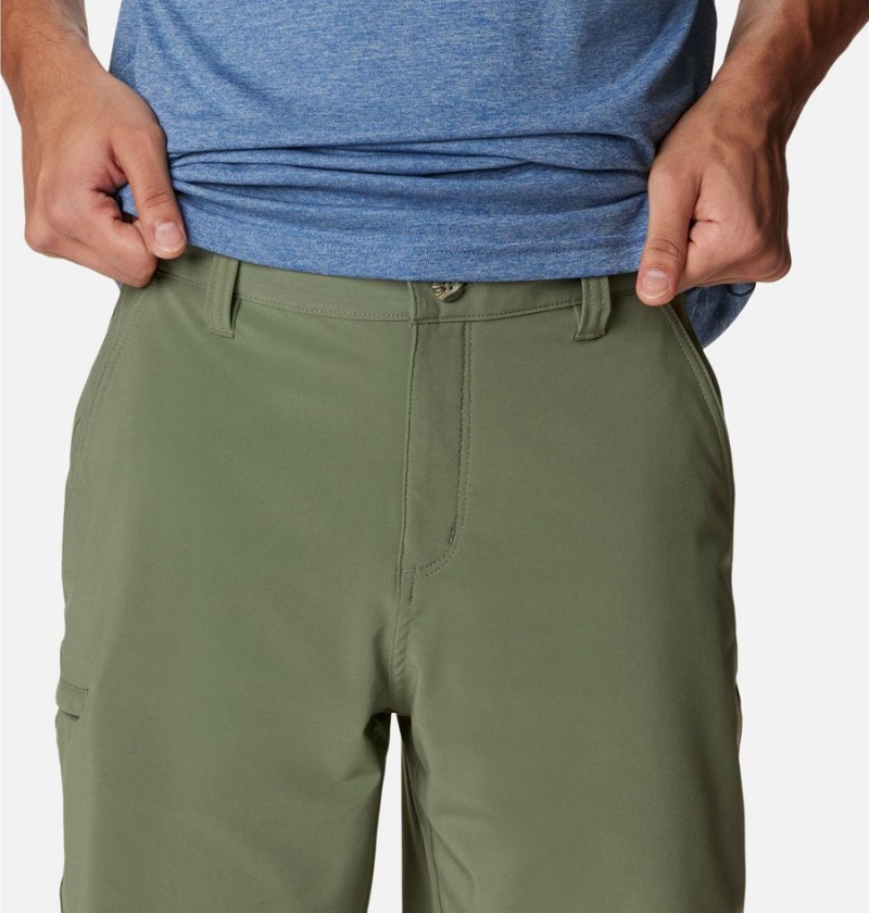 Green Men's Columbia PFG Grander Marlin II Offshore Shorts | DOYMZ-6032