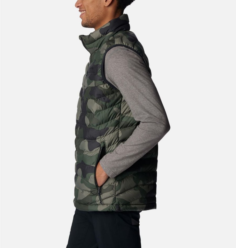 Green Men's Columbia Powder Lite Vest | PTCVR-8453