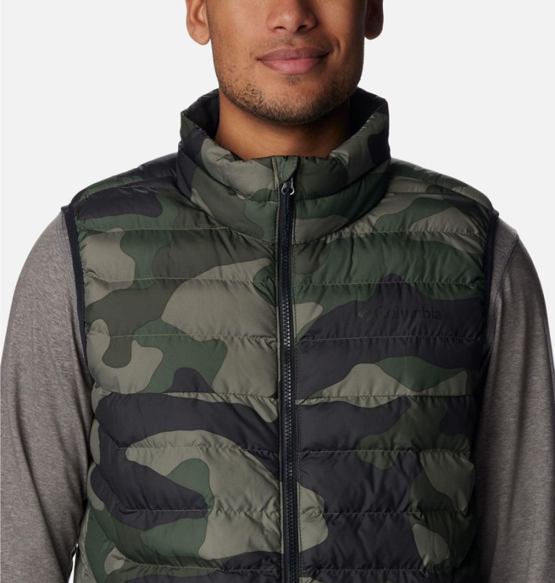 Green Men's Columbia Powder Lite Vest | PTCVR-8453