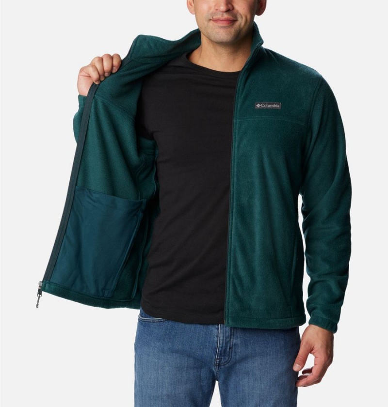 Green Men's Columbia Steens Mountain 2.0 Full Zip Fleece Jacket | QWHUC-5862