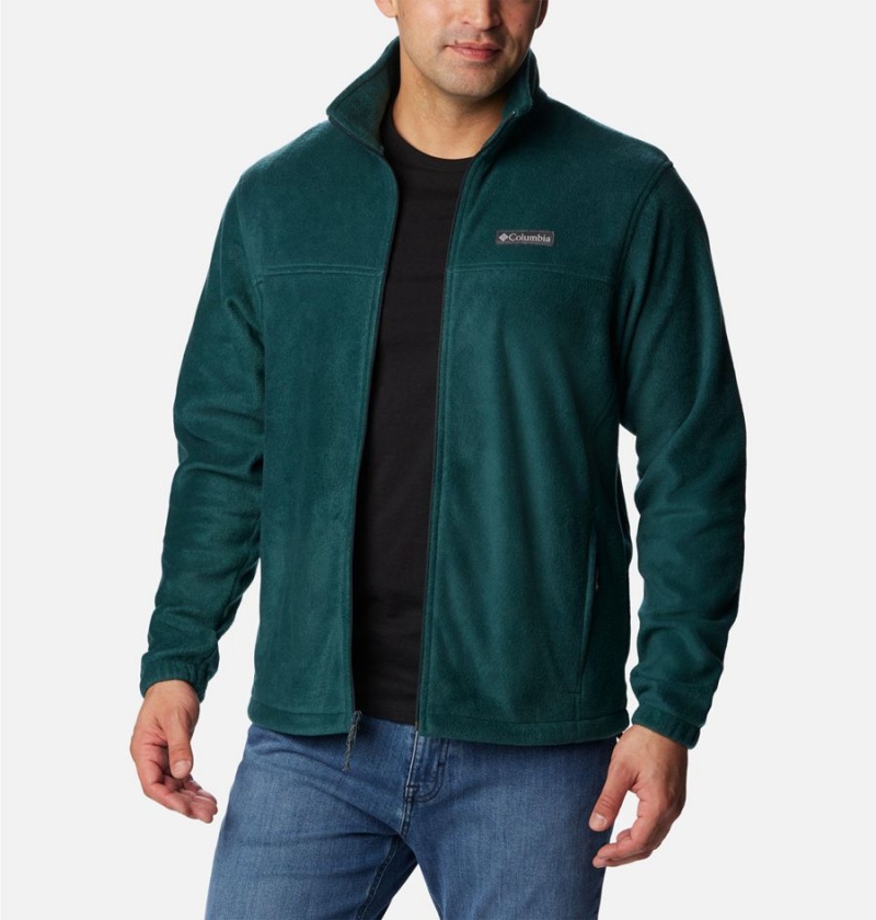 Green Men's Columbia Steens Mountain 2.0 Full Zip Fleece Jacket | QWHUC-5862