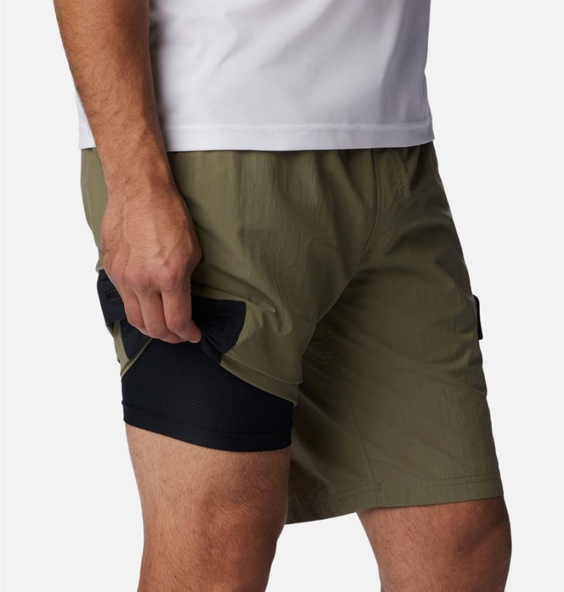 Green Men's Columbia Summerdry Brief Shorts | HUYAZ-7063