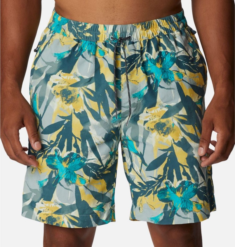 Green Men's Columbia Summerdry Shorts | PXNZT-7698