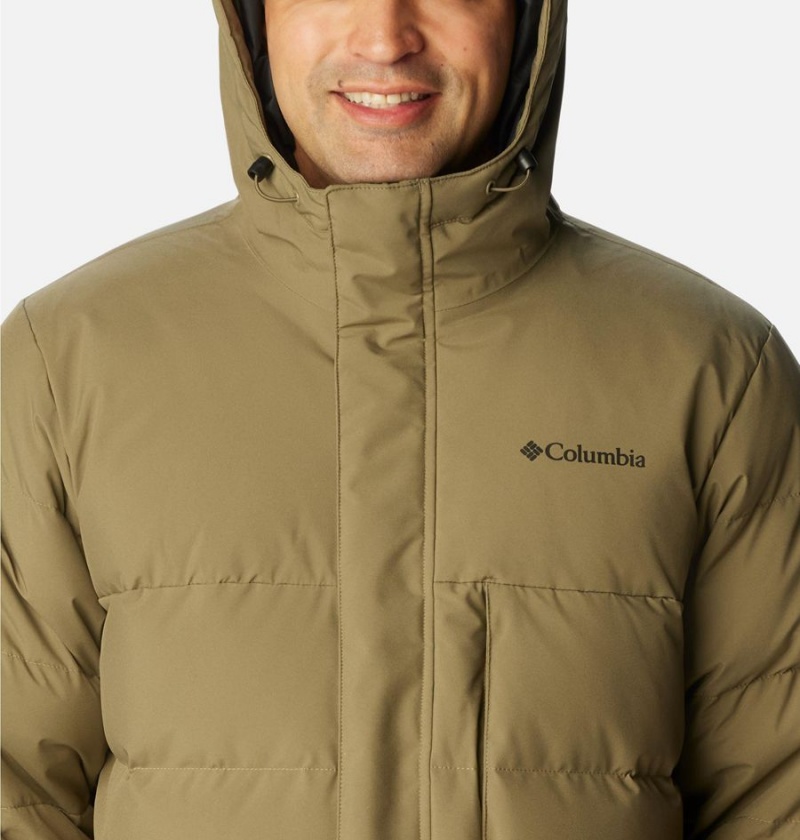 Green Men's Columbia Toyama Pass Down Coats | JQCTU-3806