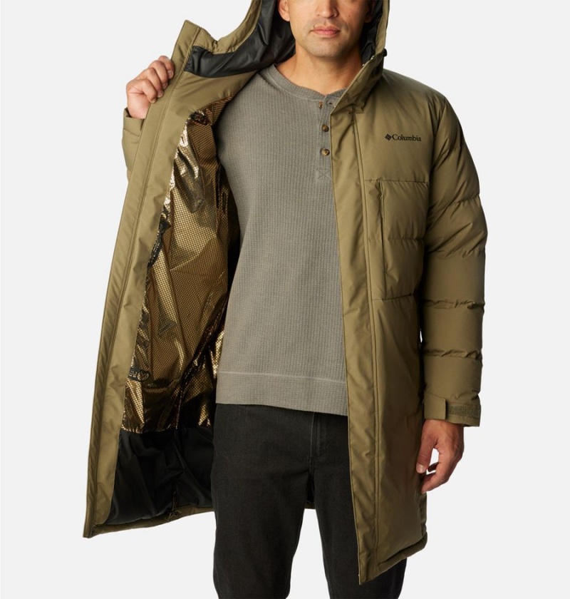 Green Men's Columbia Toyama Pass Down Coats | JQCTU-3806