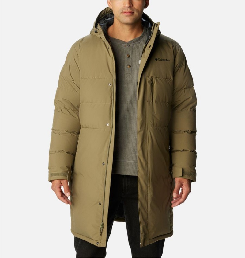 Green Men's Columbia Toyama Pass Down Coats | JQCTU-3806