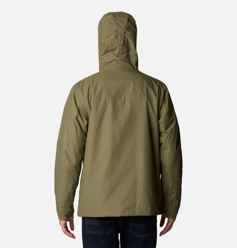 Green Men's Columbia Tunnel Falls Interchange 3 In 1 Jackets | HQTSZ-8912