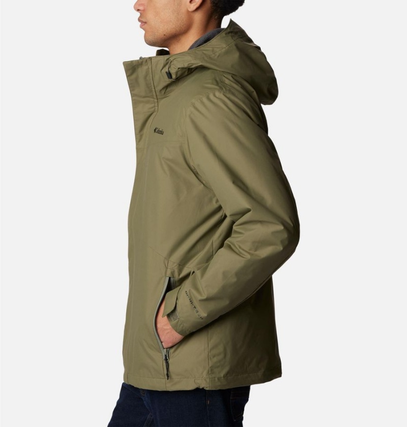 Green Men's Columbia Tunnel Falls Interchange 3 In 1 Jackets | HQTSZ-8912