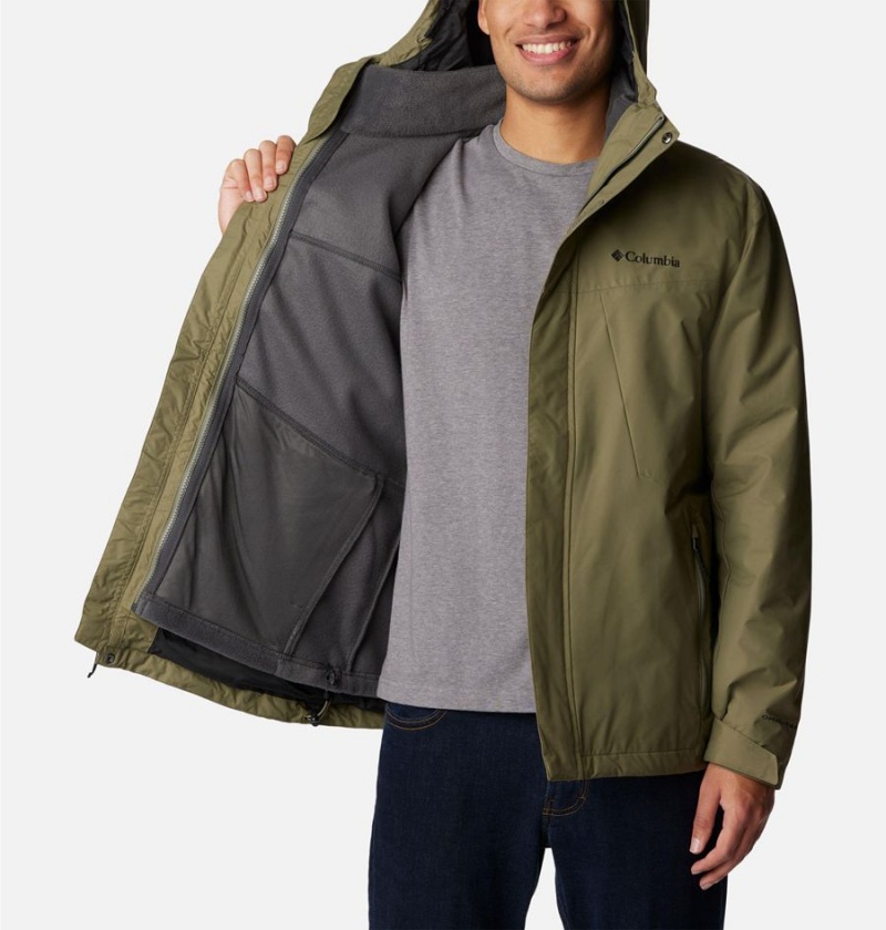 Green Men's Columbia Tunnel Falls Interchange 3 In 1 Jackets | HQTSZ-8912