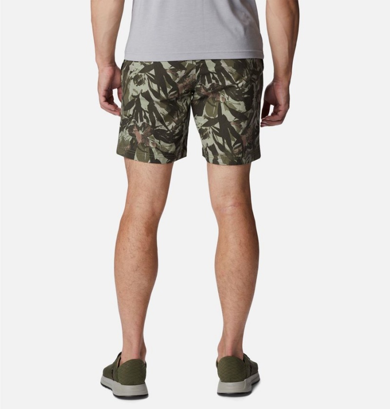 Green Men's Columbia Wallowa Belted Shorts | SACNT-2871