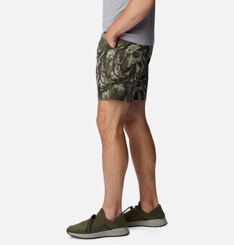 Green Men's Columbia Wallowa Belted Shorts | SACNT-2871