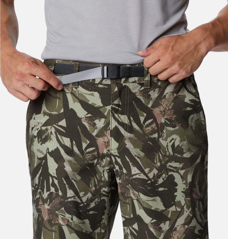 Green Men's Columbia Wallowa Belted Shorts | SACNT-2871