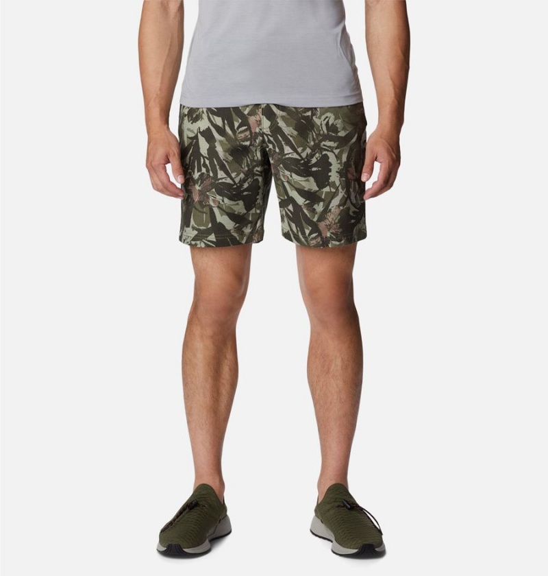 Green Men\'s Columbia Wallowa Belted Shorts | SACNT-2871