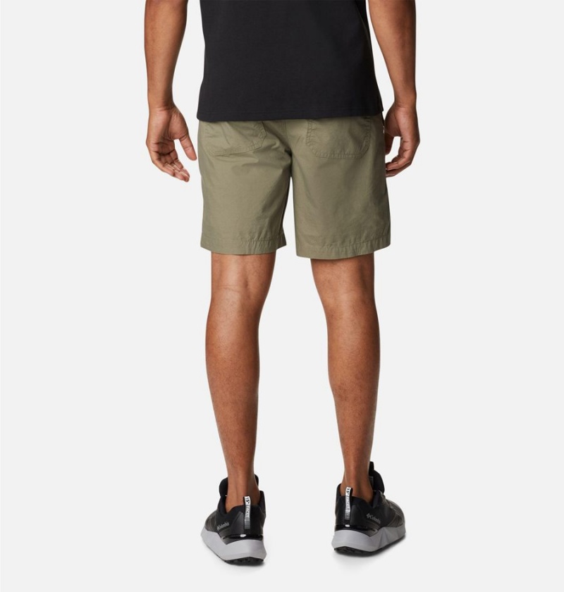 Green Men's Columbia Washed Out Cargo Shorts | PAHLQ-9846