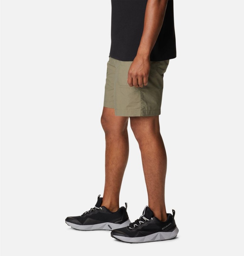 Green Men's Columbia Washed Out Cargo Shorts | PAHLQ-9846