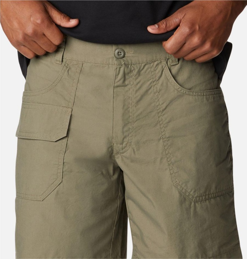 Green Men's Columbia Washed Out Cargo Shorts | PAHLQ-9846