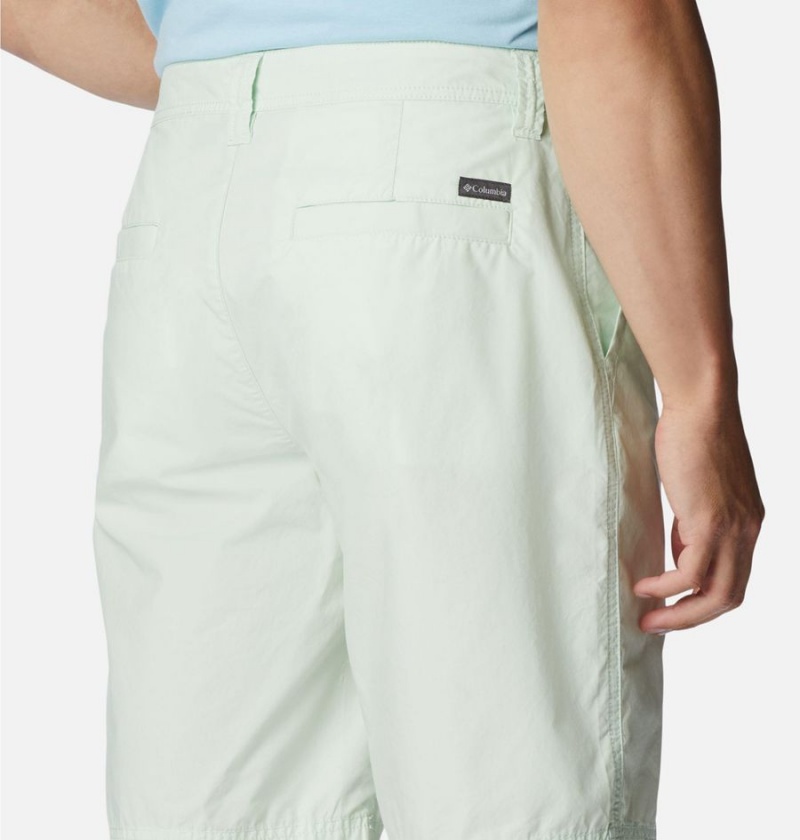 Green Men's Columbia Washed Out Shorts | ENWQB-9537